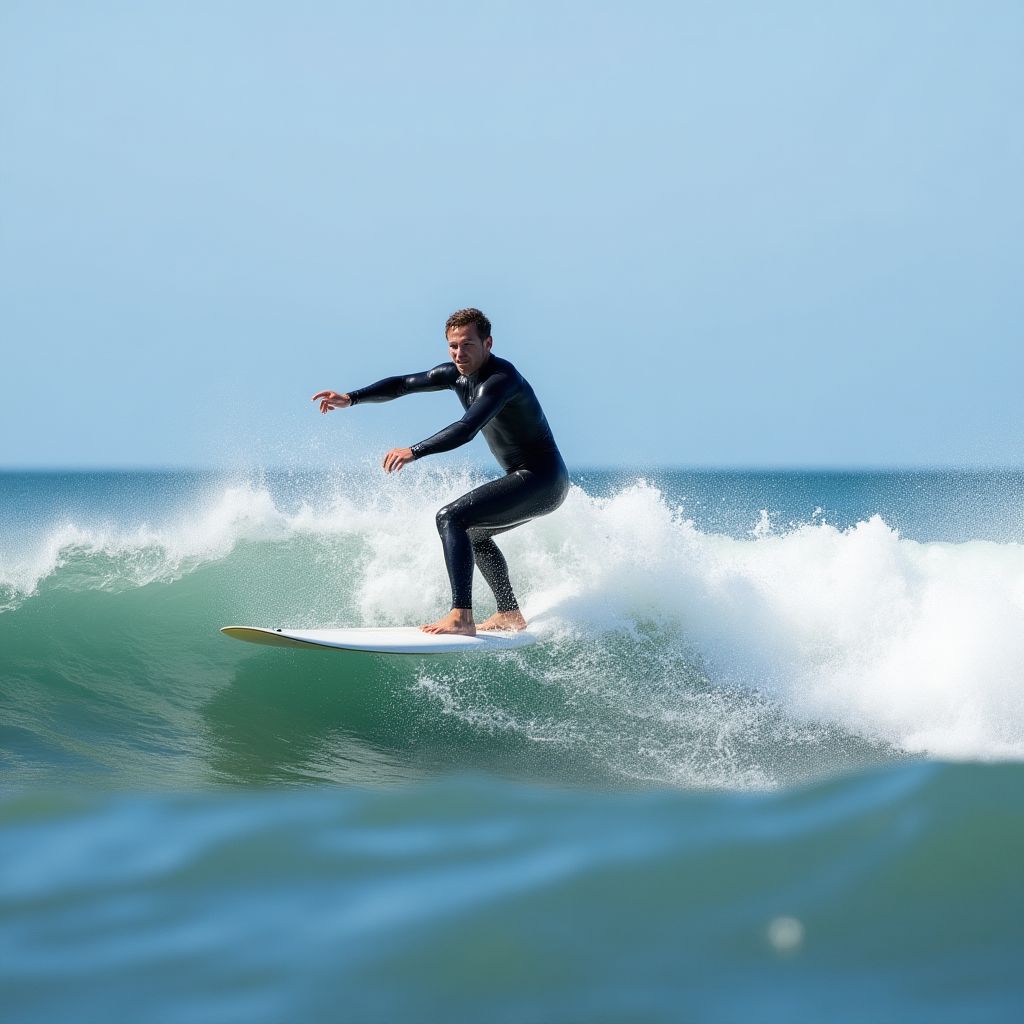 Byron Bay intermediate surfing